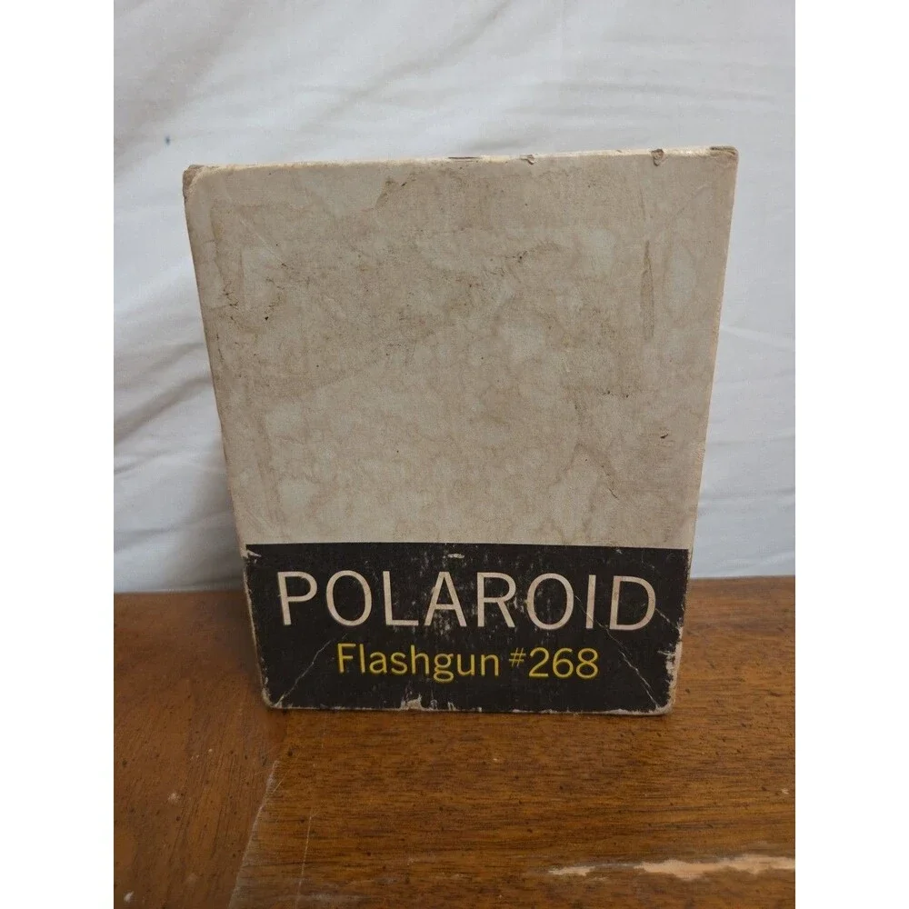 Polaroid Flashgun #268 Original Box Directions For Use With Color Pack Cameras